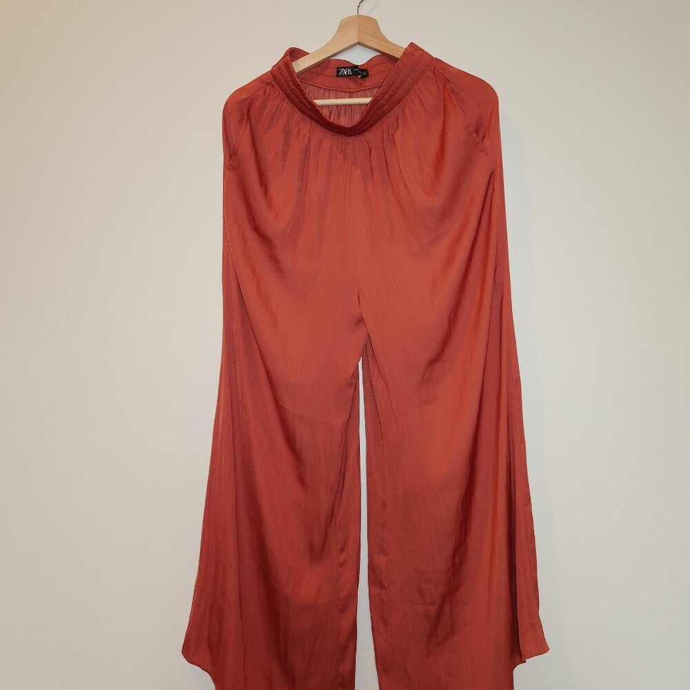 Zara Satin Pants - XS